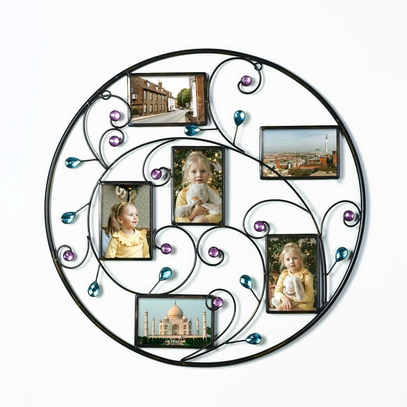 Homebeez Collage Bronze Iron Picture Frame Gallery Wall Hanging Photo Frame,Gallery Wall Frame Set,Family Picture Frame For Living Room Decorations