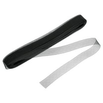 Uxcell 25 Yards 1 Inch Wide Polyester Horsehair Braid, 1 Roll Stiff Horsehair Braid for Sewing, Black