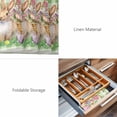 thumbnail image 6 of Placemats 1 Pack, Easter Bunny Woven Placemat, Linen Place Mats for Kitchen/Dining Tables, Spring Easter Eggs Floral Sage Green Check Washable Table Mats for Party, 6 of 8