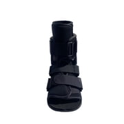 Alpha Medical Mid Calf Cam Walker Fracture Boot Ankle Leg Support, Black, M