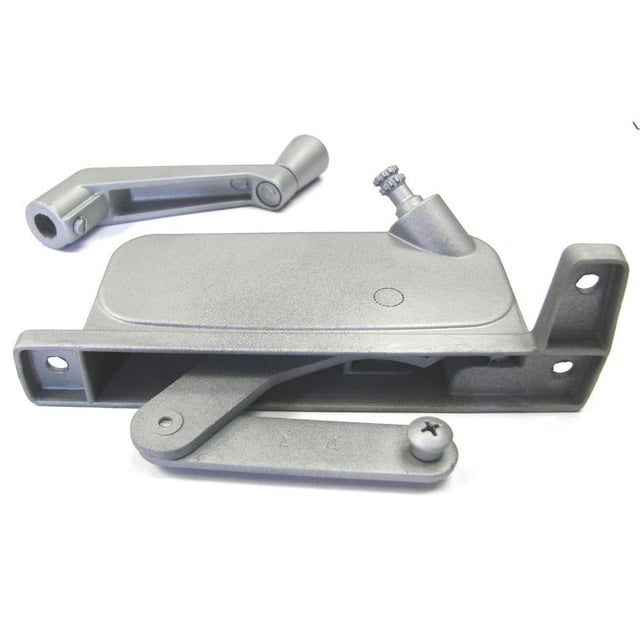 Operador de toldos Barton Kramer con brazo plateado de zinc de 13 cm