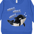 thumbnail image 3 of Inktastic Whale, Whale, Whale Cute Orca Pun Toddler Sweatshirt, 3 of 4