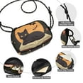 thumbnail image 3 of FORMRS Mini Crossbody Bag for Women Adjustable Rope Shoulder Casual Phone Purse, Orange Halloween Cat, 3 of 7