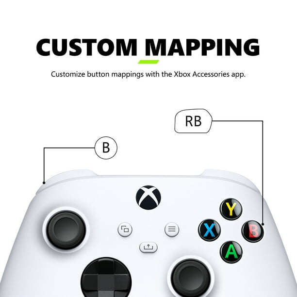 Microsoft Xbox Wireless Controller in Robot White with Enhanced