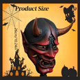 thumbnail image 3 of Japanese Oni Hannya With Rope Cosplay Cover For Halloween Anime Parties And Themed Events, 3 of 9