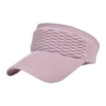 thumbnail image 2 of Hats for Women Solid Color Baseball Cap Sun Visor Adjustable Cap Sun Sports Visor Hat Summer Cap for Running, 2 of 8