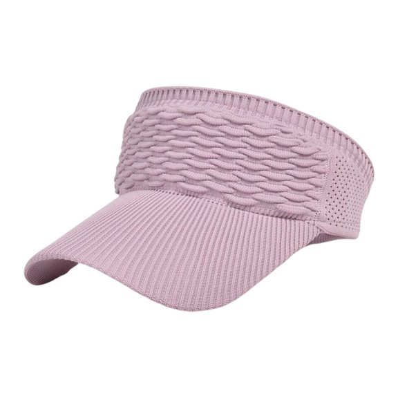Women Visor Hats, Foldable Wide Brim Roll-up Beach Ponytail Hats Sun Protection for Golf
