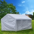 thumbnail image 2 of ALEKO 10' x 20' Steel Frame with PVC Removable Walls Canopy Carport Tent, Heavy Duty, White Color, 2 of 21