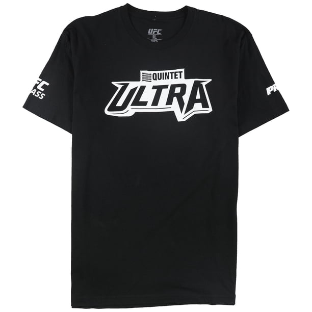 UFC Quintet Ultra Camiseta gráfica para hombre, negra, pequeña
