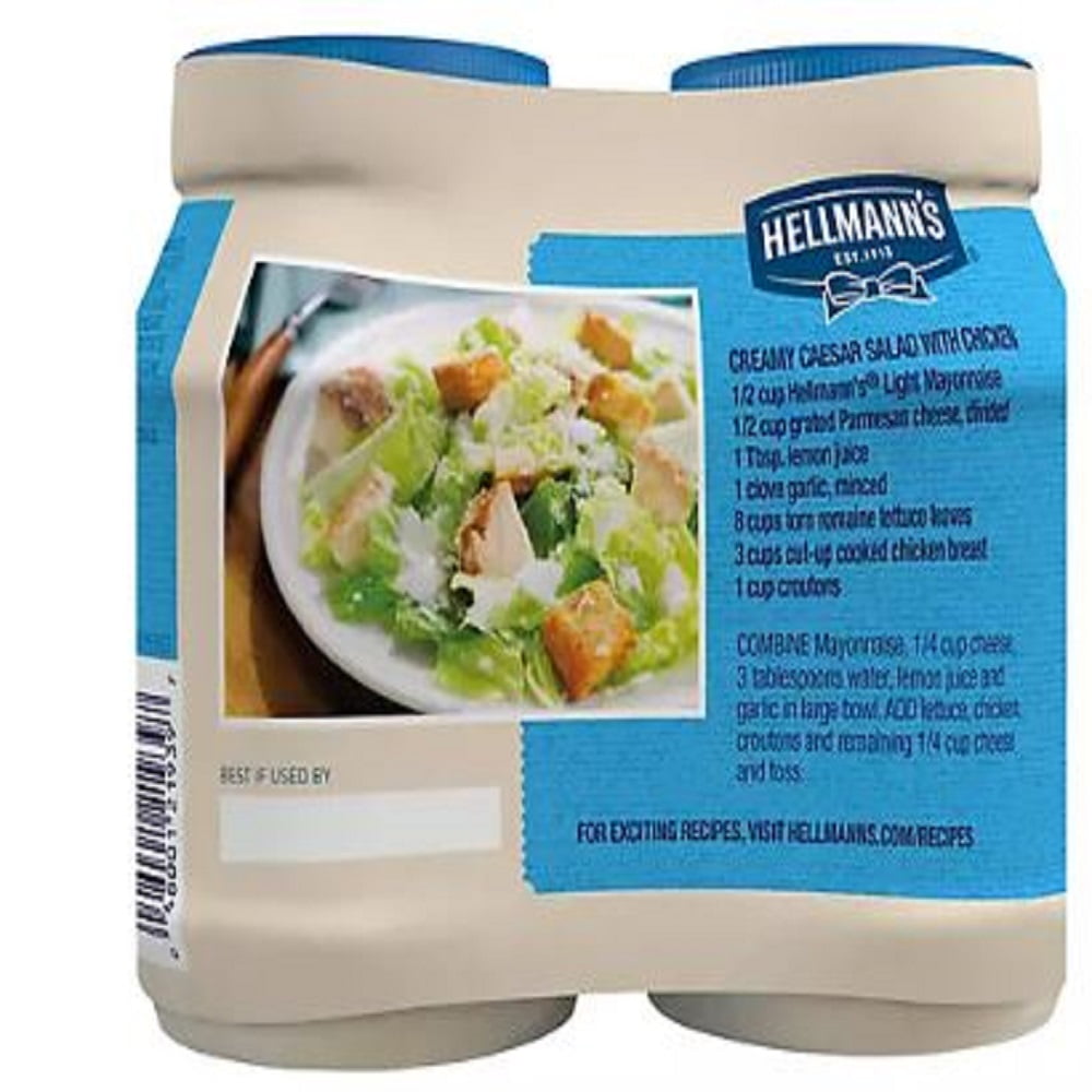 Hellmann's Mayonnaise Light Mayo, 2 ct.