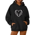 thumbnail image 5 of guisaled Mens Heated Hoodies Unisex Heated Sweatshirt Hooded Pullover USB Electric 5 Heating Zones Outdoor Jackets Winter Warm Coats, 5 of 9
