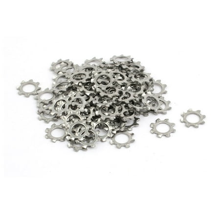 

Unique Bargains 5mm Inner Dia Stainless Steel External Tooth Lock Washer Silver Tone 100pcs