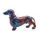 thumbnail image 2 of Estatua coleccionable de resina de perro salchicha para la repisa de la chimenea del dormitorio o apartamento. Estilo E, 2 of 9