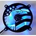 thumbnail image 3 of Custom Acrylic American Flag Eagle Computer Fan Grill 92mm, 3 of 4