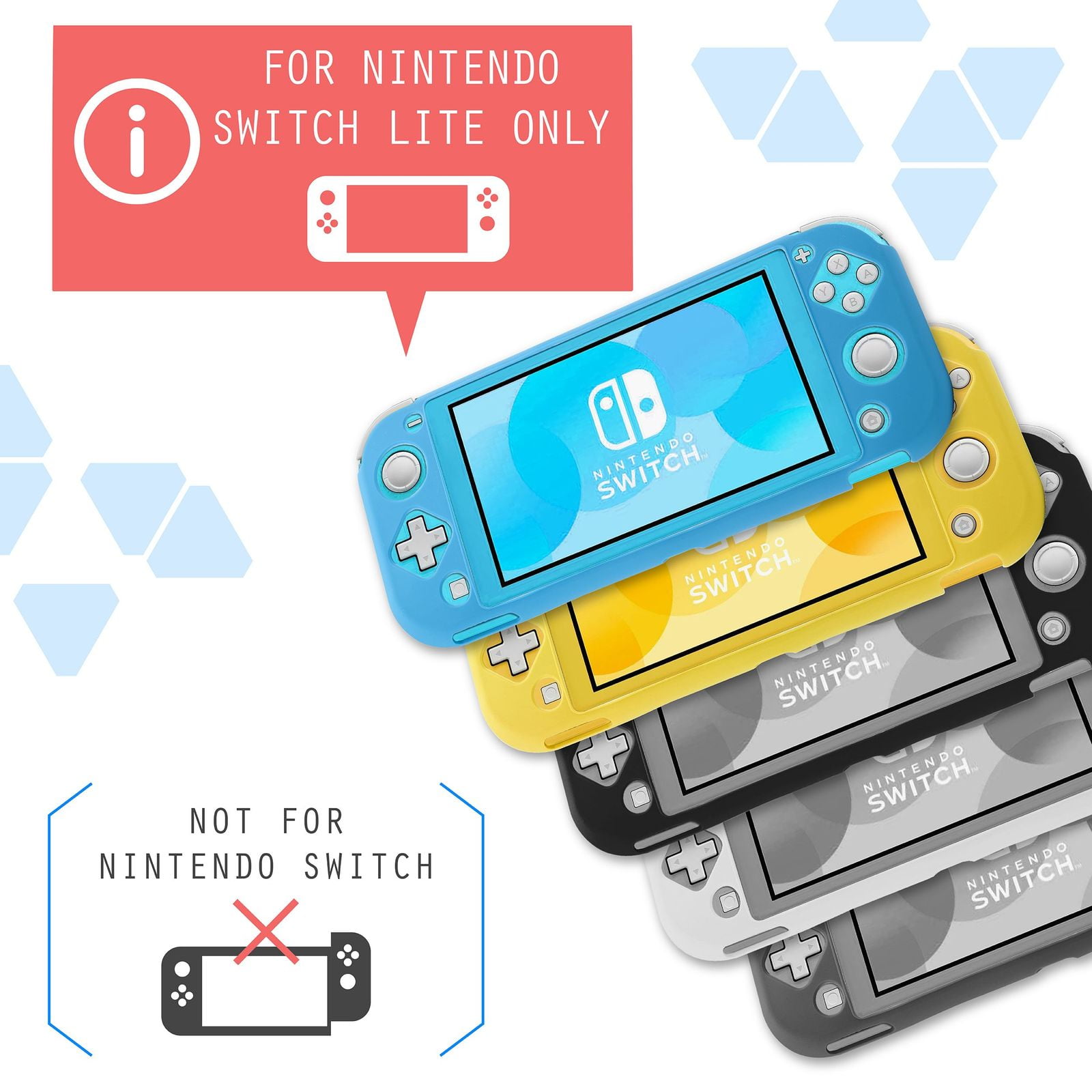 Coque Housse de Protection Silicone Rubber Nintendo Switch Lite - R