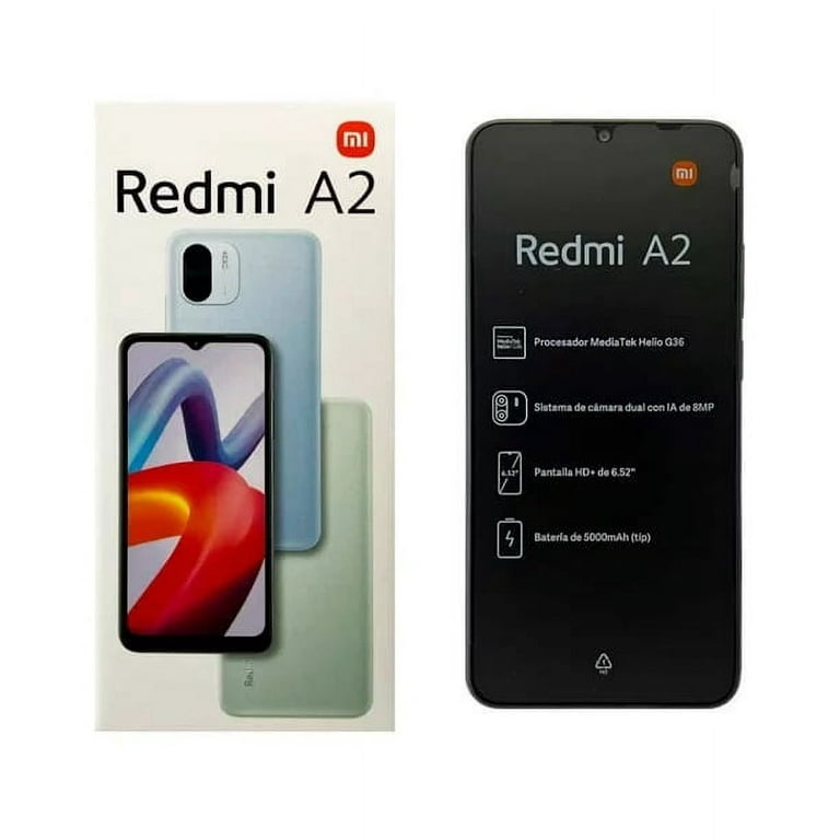 Xiaomi Redmi A2 6,52'' 4G 2gb 32gb Dual Cam 8mp.