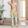 thumbnail image 5 of Vsdgher Ducks and Anchors Print Mens Pajama Pants Sleep & Lounge Pants, PJ Bottoms With elastic waistb and Pockets, 5 of 5