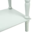 thumbnail image 3 of Decor Therapy Jane Nightstand Side Table with a Drawer, Shelf, Traditional Design, Ice Blue 17"D x 14"W x 26"H, 3 of 6
