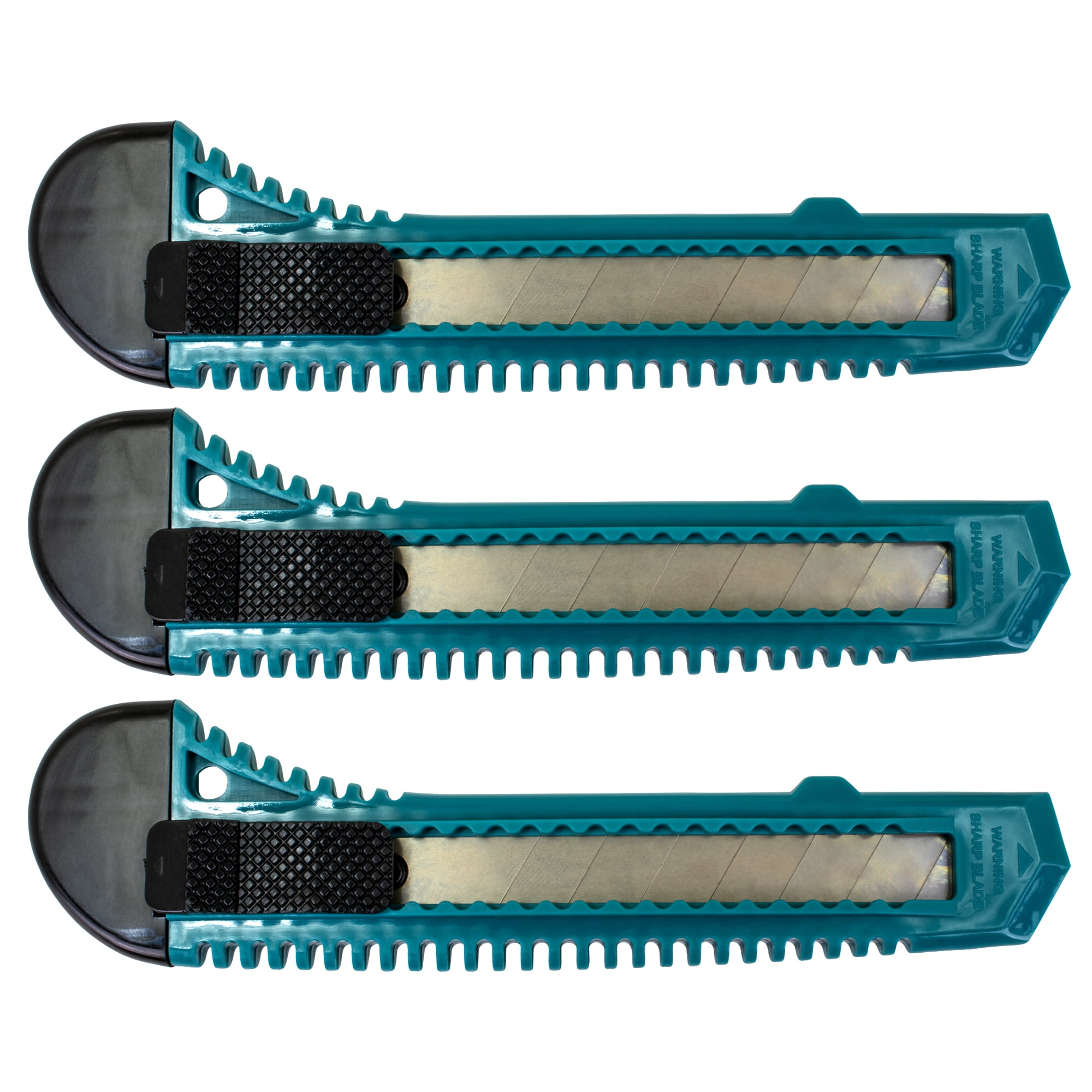 MotoProducts 3 Turquoise Retractable Utility Knife Wholesale 6 inch