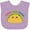 Lavender, variant on Inktastic Peace Love Tacos Boys or Girls Baby Bib