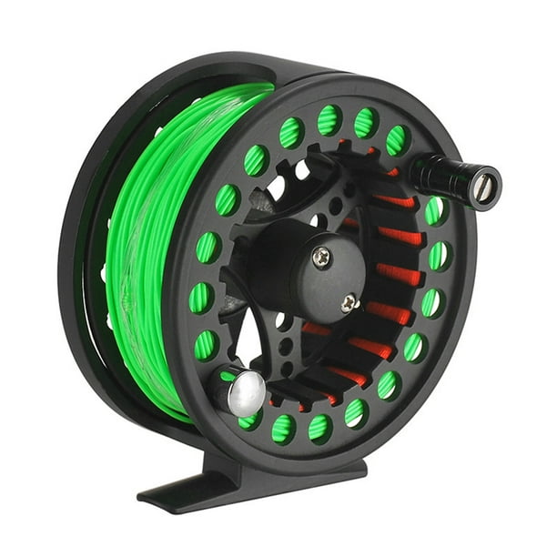 2+1bb Large Arbor Fly Fishing Reel Lightweight Cnc Machined Aluminum Alloy Fly Fishing Reel With Line 85mm
