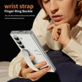 thumbnail image 2 of for Samsung Galaxy Z Fold 6 Case, Stylish Wristband Kickstand Silicone Screen Protector Drop Protective Skin-Friendly Shockproof Folding Case Cover for Samsung Galaxy Z Fold 6, White, 2 of 7