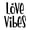 BLACK, variant on Vinyl Wall Art Decal - Love Vibes - 20" x 17" - Modern Lovely Quote Heart Design Sticker For Couples Home Office Boyfriend Girlfriend Bedroom Mirror Valentine's Day Decor