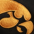 thumbnail image 3 of Women's Stadium Athletic Black Iowa Hawkeyes Arched Name Full-Zip Hoodie, 3 of 3