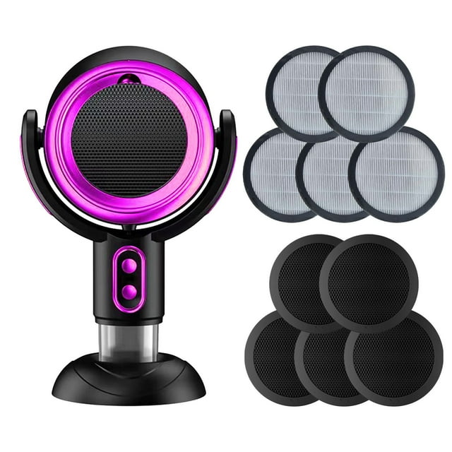 Hotte de Table Portable Violette avec Ventilateur d'Extraction, Filtre Amovible, Forte Aspiration