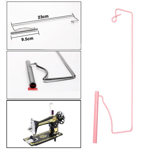 Soporte de Un Portabobinas de Acolchado Duradero, Estable Y Ligero Una para Máquinas de Remallado Accesorios de Piezas de Rosado Macarena Soporte de hilo