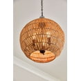 thumbnail image 2 of 3 Light Pendant 22.75 Inches High     -Traditional Installation Quoizel Lighting Qf4034pn, 2 of 9