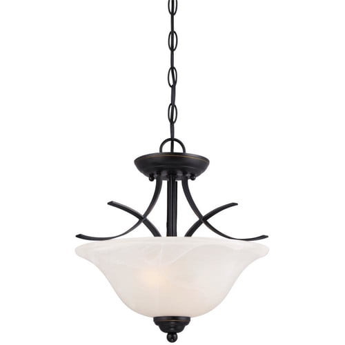 Charlton Home Mercado 2-Light Bowl Pendant