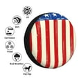 thumbnail image 4 of Pofeuu America Flags2 Print Spare Tire Wheel Cover for Car Truck SUV Camper Universal Fit Spare Tire Cover RV Spare Tire Covers-17 inch, 4 of 6