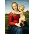 thumbnail image 2 of Raphael 25x32 Gold Ornate Wood Framed with Double Matting Museum Art Print Titled - The Small Cowper Madonna, c. 1505, 2 of 4