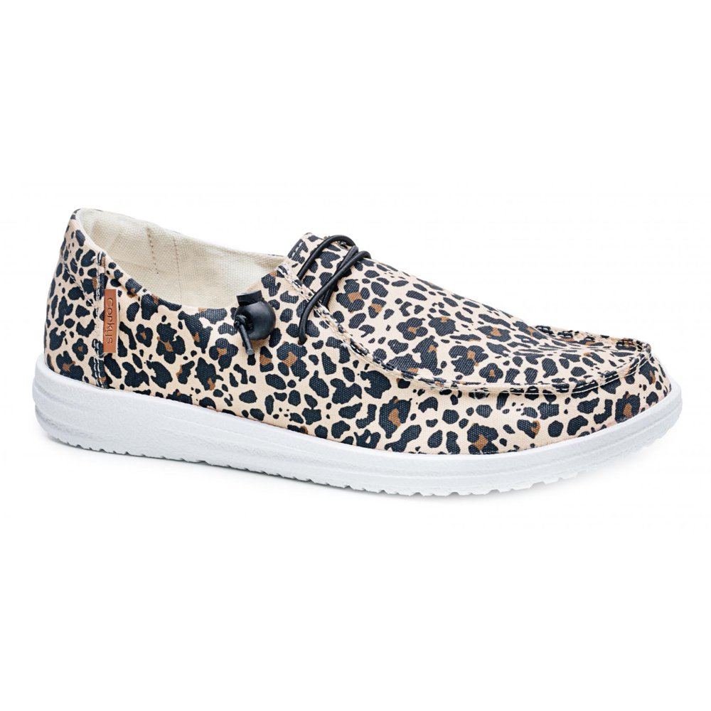 Corkys Footwear Corkys Womens Kayak Casual Slip On Sneakers, Leopard