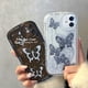 thumbnail image 2 of Redmi 12C A1 Note 12 11 10 9 8 Pro Readmi 10 10A 9A 9T 9 9C Xiaomi 11 Lite 12 11T Lindo Hermoso Estuche De Mariposa A Prueba De Golpes Protección De La Lente De Silicona Funda Protectora Suave, 2 of 4