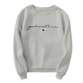 thumbnail image 4 of Sweatshirt for Women Sweat Shirts Women Long Sleeve Women Pullover Grey Crewneck Sweatshirts Women Fall Sweatshirt for Women Trending Fashion, 4 of 4