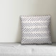 thumbnail image 2 of Creative Products Navy and White Modern Chevron 18x18 Spun Poly Pillow, 2 of 2
