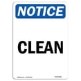 thumbnail image 1 of SignMission OS-NS-A-1218-V-10626 12 x 18 in. OSHA Notice Sign - Clean, 1 of 1