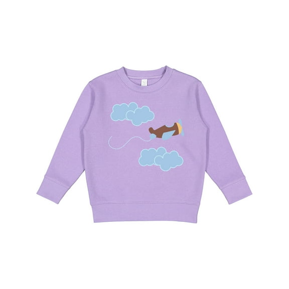 Inktastic Boys Airplane Pilot Toddler Sweatshirt