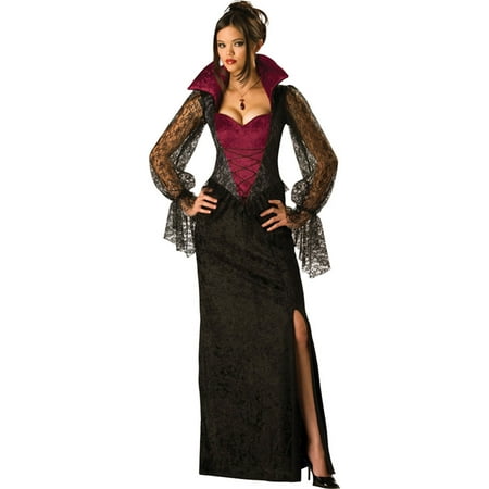 Morris Costumes Womens Lace Sleeves Vampiress 2B Small Adult Halloween Costume
