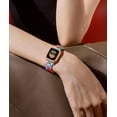 thumbnail image 5 of XIHAMA Resin Watch Bands for Apple Watch Band 40mm 41mm 44mm 45mm iWatch Watch Strap with Glitter Bling Protective Case Cover Wristband for Apple Watch Series 8 7 SE SE2 6 5 4, 5 of 7