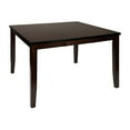 thumbnail image 4 of Transitional Cherry Finish 6pc Counter Height Dining Set Table with Extension Leaf Bench 4 High Chairs Classic Style, 4 of 7