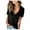 Black-52, variant on Mittory Women Blouses Summer V Neck Ruffle Short Sleeve Blouse Swiss Dot Flowy Shirt Tunic Top
