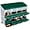 Green, variant on Lumiparty Metal Chicken Nesting Box, 8 Compartments 2 Layer Hen Nest Box, Roll Away Eggs Laying Boxes,Cleanable Pull Out Hen Roosting Boxes, Green