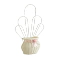 thumbnail image 1 of Cesta colgante tejida, organizador, maceta hecha a mano, jarrón decorativo tejido, maceta Rosa, 1 of 9