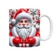 thumbnail image 5 of Ruifaya Tazas de café navideñas, tazas navideñas de cerámica de 11 oz con asa de Papá Noel, taza de café navideña, juego de tazas de Papá Noel con texto "Merry Christmas" para adultos, mujeres y hom, 5 of 7