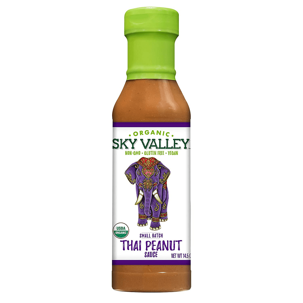 Sky Valley Organic Gluten Free Vegan Thai Peanut Sauce, 14 oz [Pack of