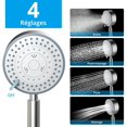thumbnail image 2 of Water saving shower head with 2M hose high pressure, 2 of 5