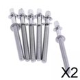 thumbnail image 1 of barras de tensión del tambor,Varillas de tensión para bombo con arandelas de repuesto,Tornillos para caja Varillas para tornillos de percusión,Tornillo de ajuste del tambor Tornillos de, 1 of 10